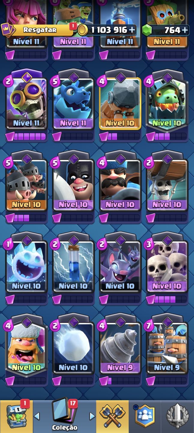 CONTA DE CLASH ROYALE JUNTO COM BRAWL STARS