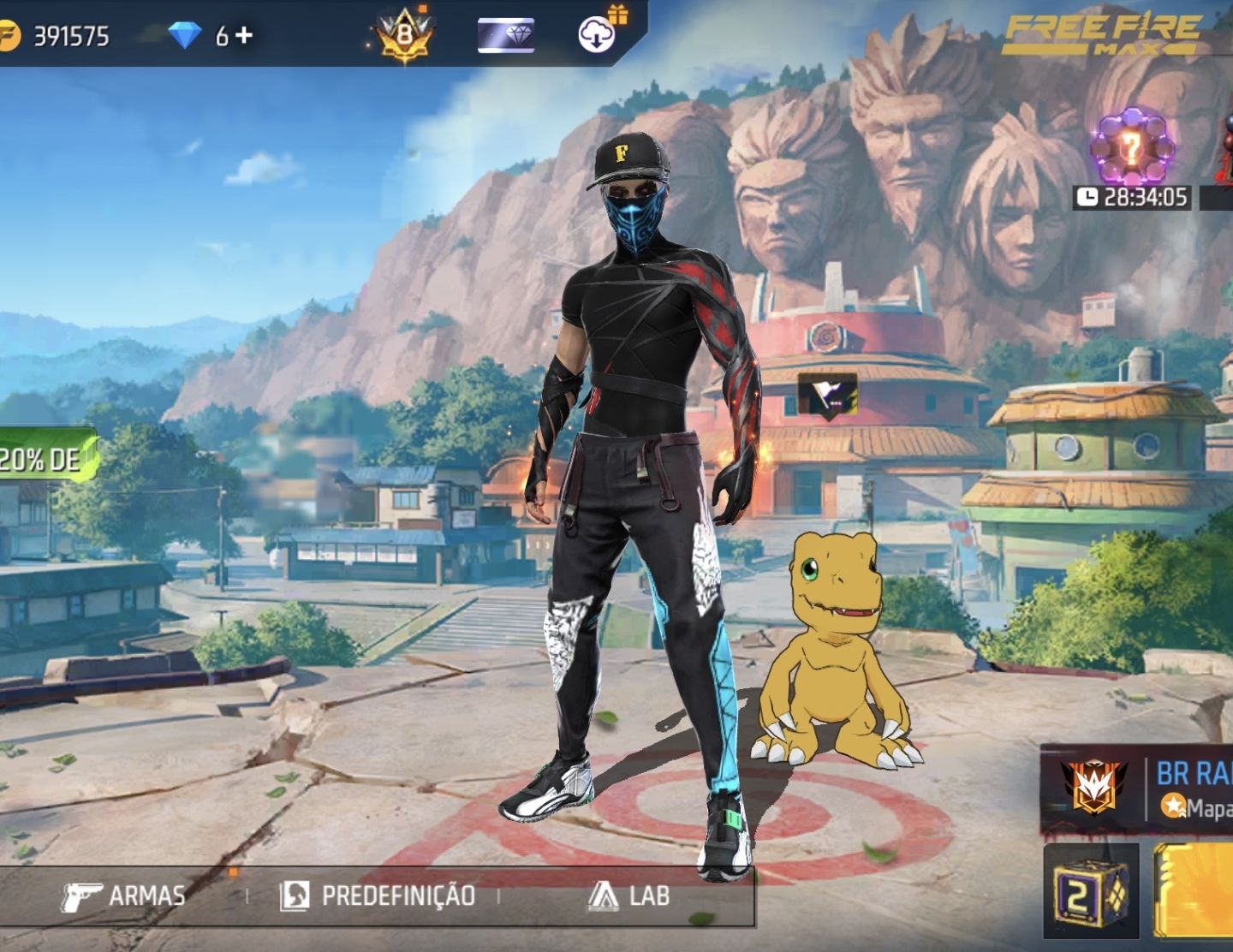 Conta prime 8 raiz ff