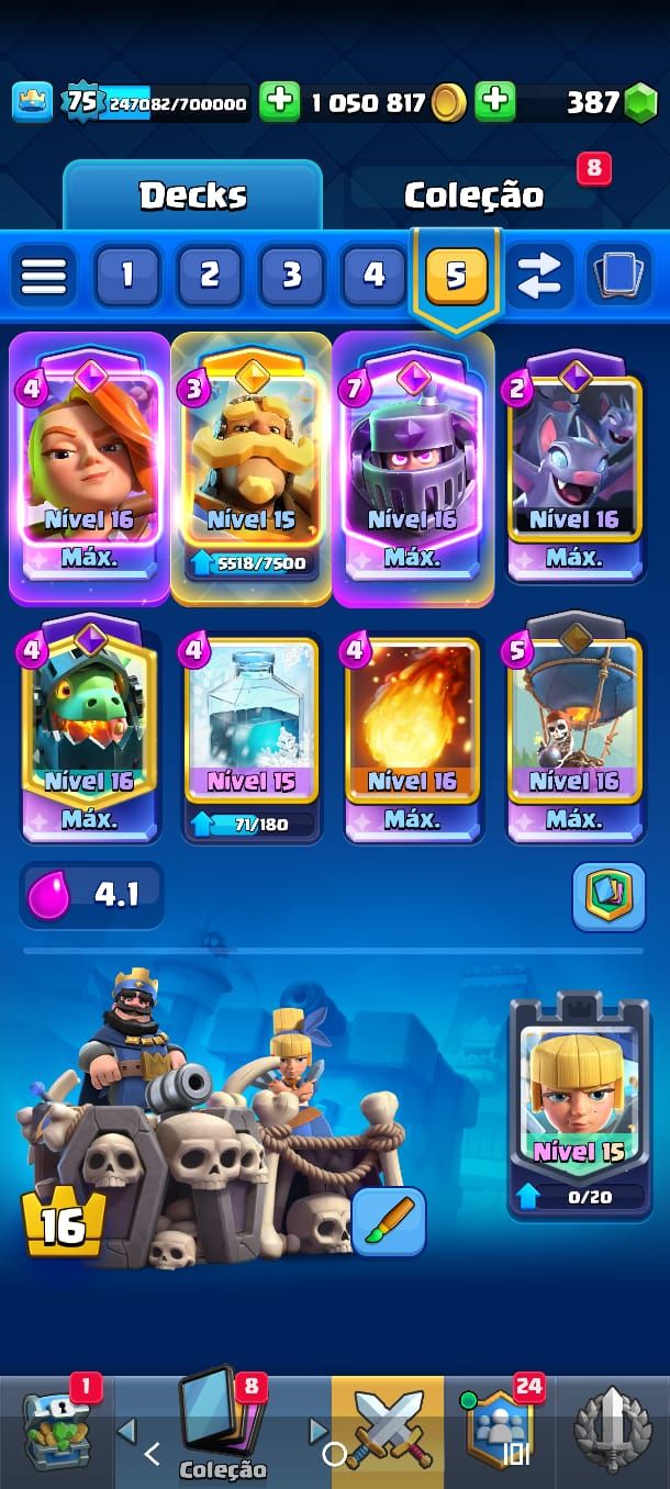 CONTA SUPER RARA DE CLASH ROYALE!