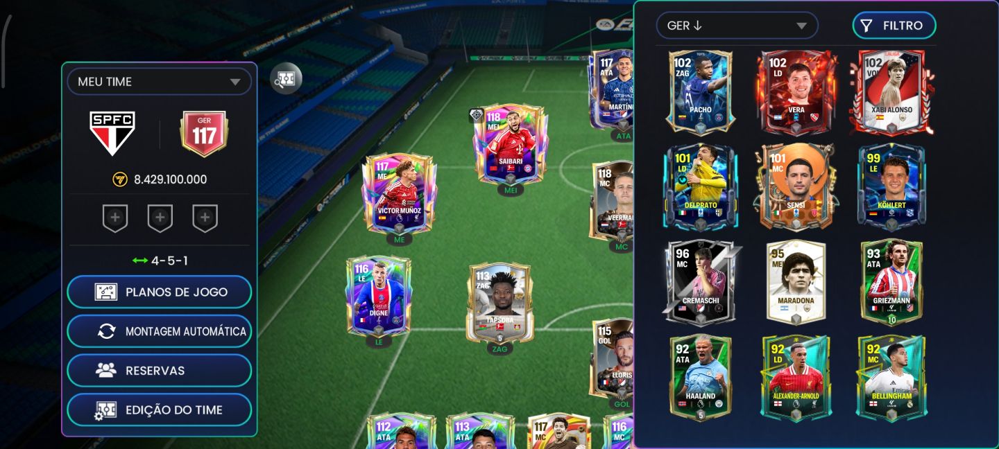 CONTA EA FC ANTIGA COM MUITAS GEMAS E MOEDAS
