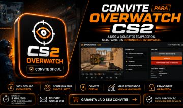 Convite para Overwatch Counter Strike 2 - CS2