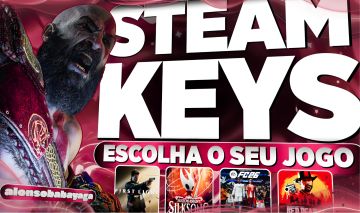Keys Steam Originais: Escolha Seu Jogo! (NÃO É ALEATÓRIA)