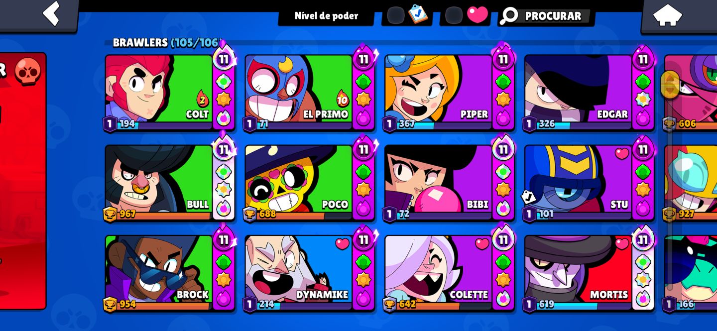 CONTA DE BRAWL STARS TOP 2020