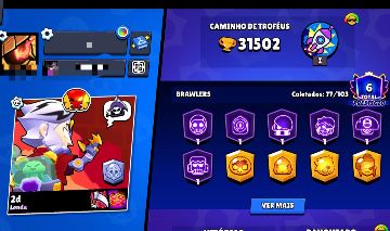 CONTA BRAWL STARS 31k DE TROFEUS!!