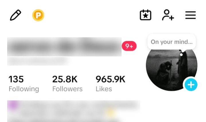 Conta tik tok 25 mil seguidores