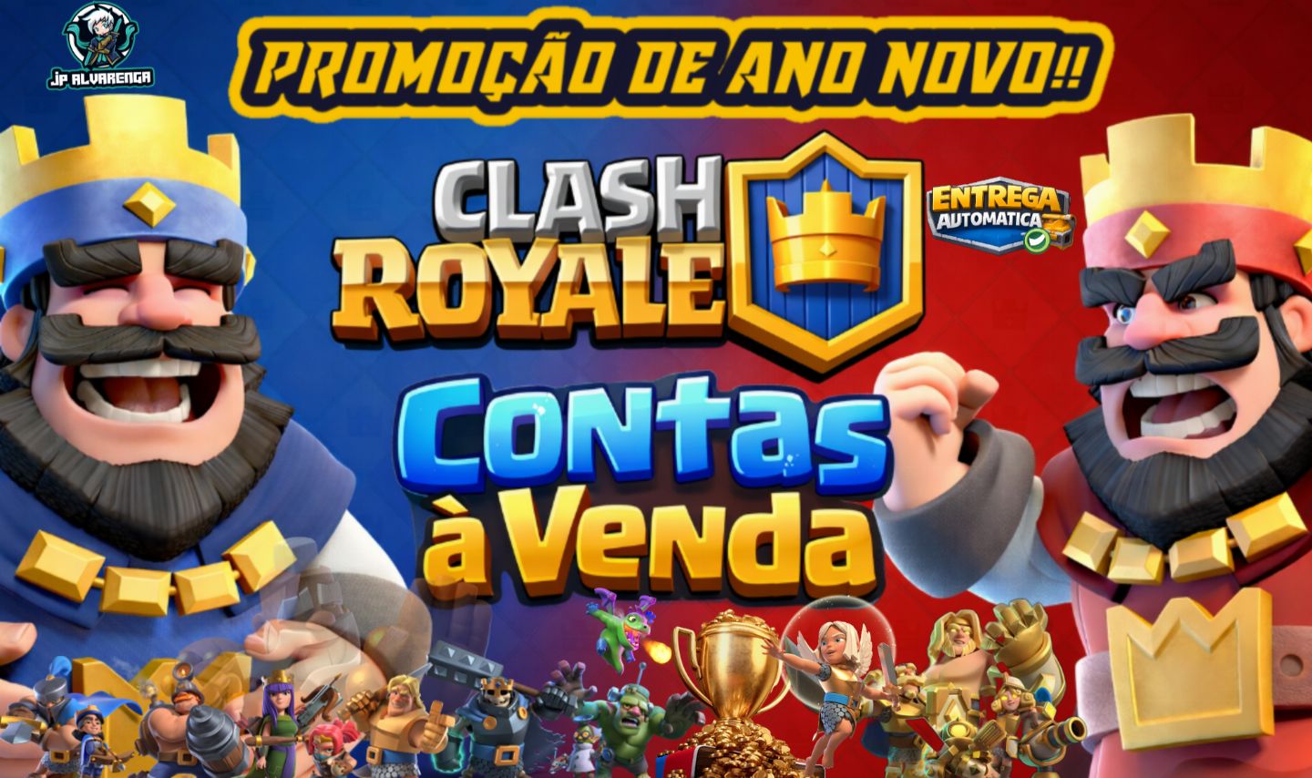 CONTAS CLASH ROYALE À VENDA: MEGA PROMOÇÃO!