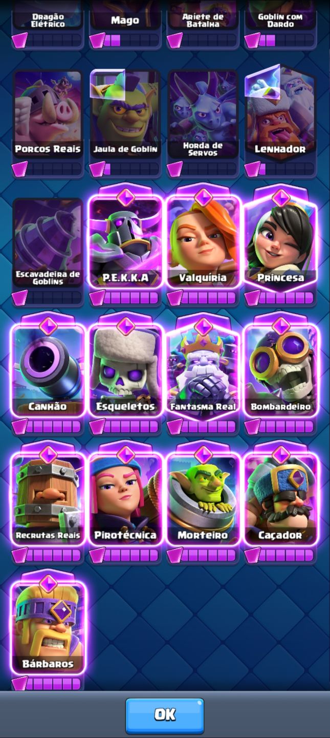 Clahs royale conta de 11 k de troféus