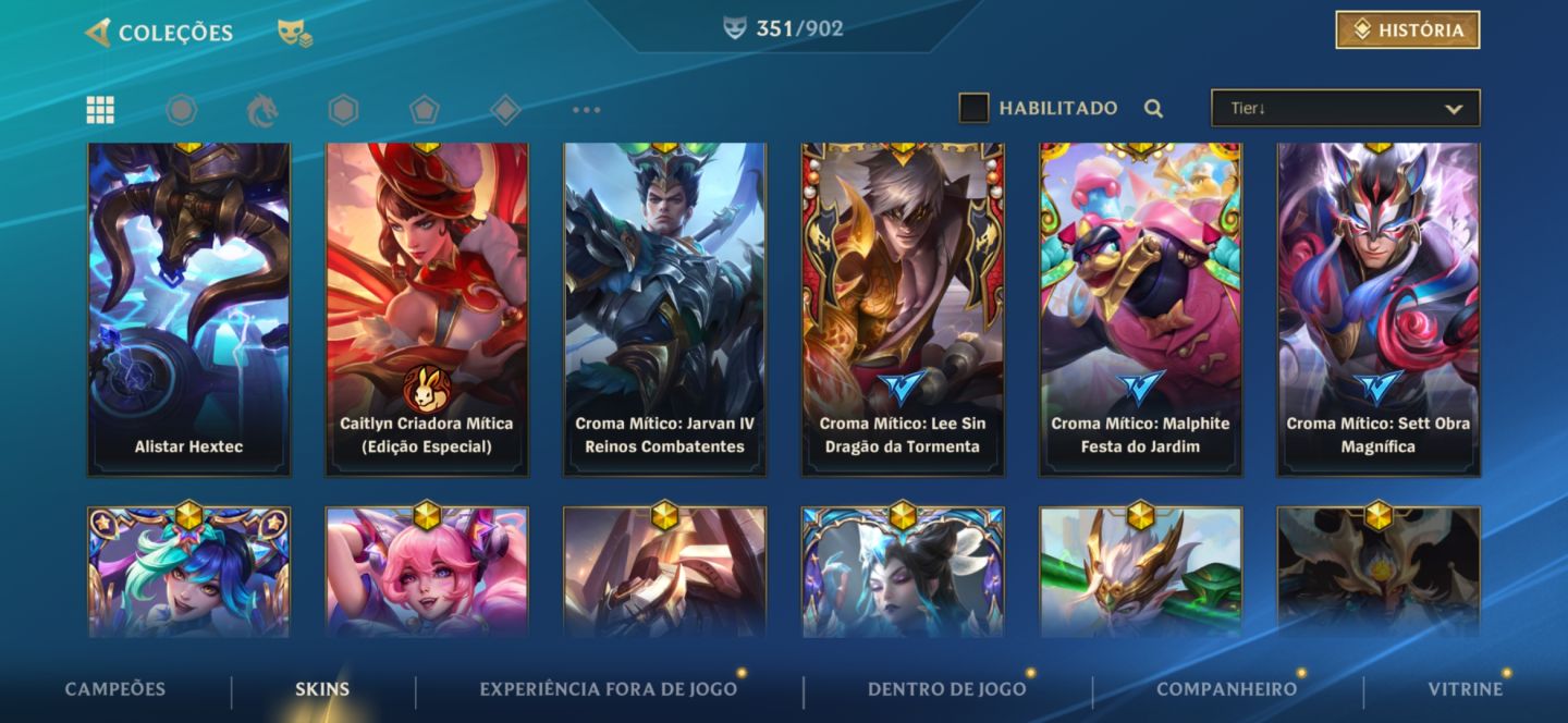 Conta WILD RIFT RARA