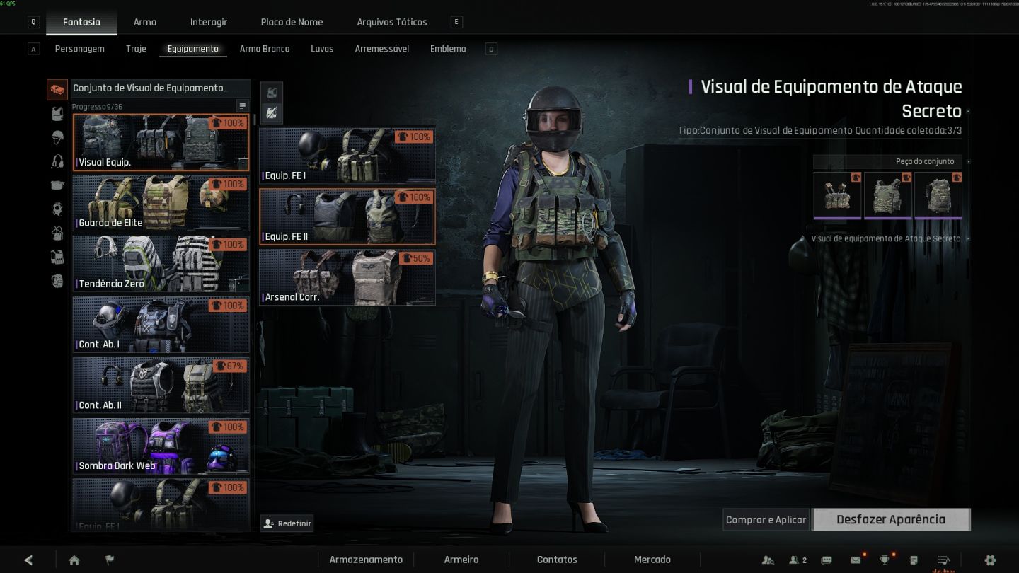 CONTA ARENA BREAKOUT 120M STASH, VARIAS SKINS PAGAS, BUTTERFLY E LUVA NEON!