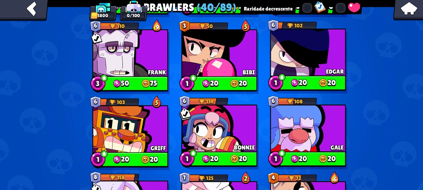 Conta brawl com chester espírito da mata!