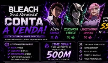 Conta de Bleach endgame preço baixo para logo!!!