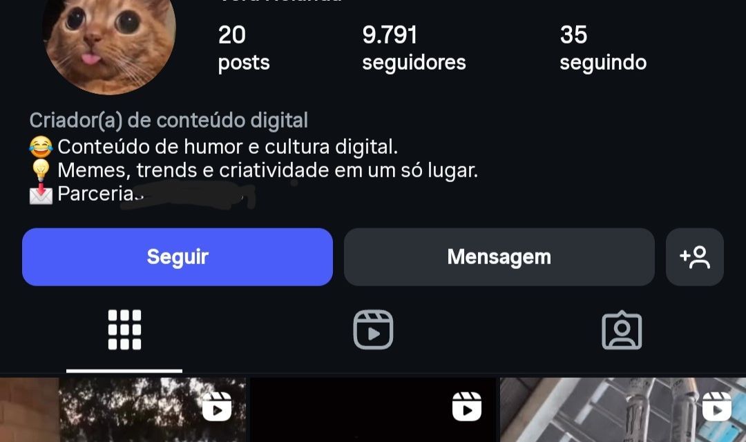PERFIL COM +4K PARA PROJETOS NO INSTAGRAM | USO INICIAL