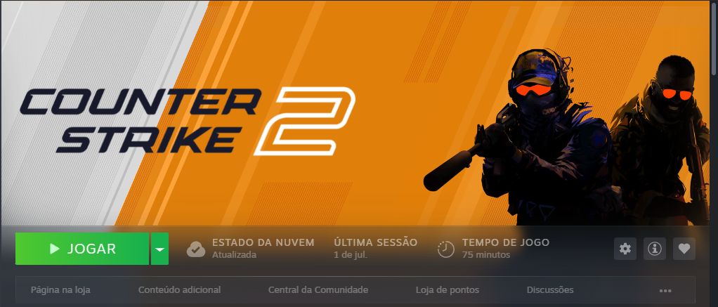 CS2 com Medalha 5 anos SEM PRIME