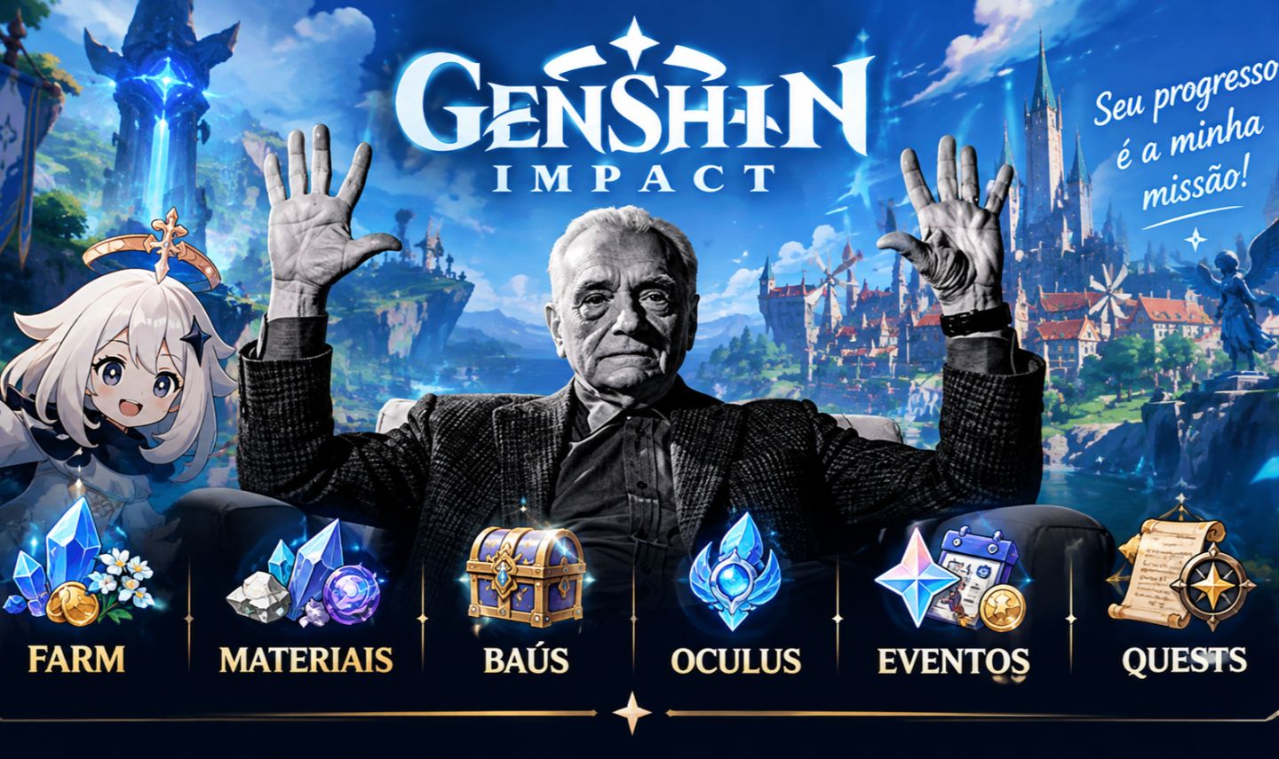 SERVIÇOS GENSHIN | MATERIAIS - BAÚS - OCULUS - EVENTOS - QUESTS