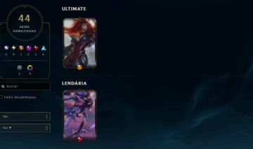 CONTA LOL COM 44 SKINS NV 108 106 CHAMPS UNRANKED