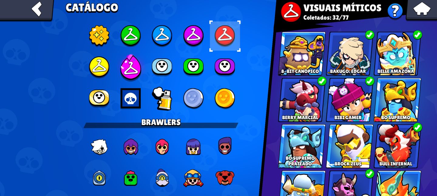 Conta de Brawl stars de 2019 Full prestígio 1 e level 11