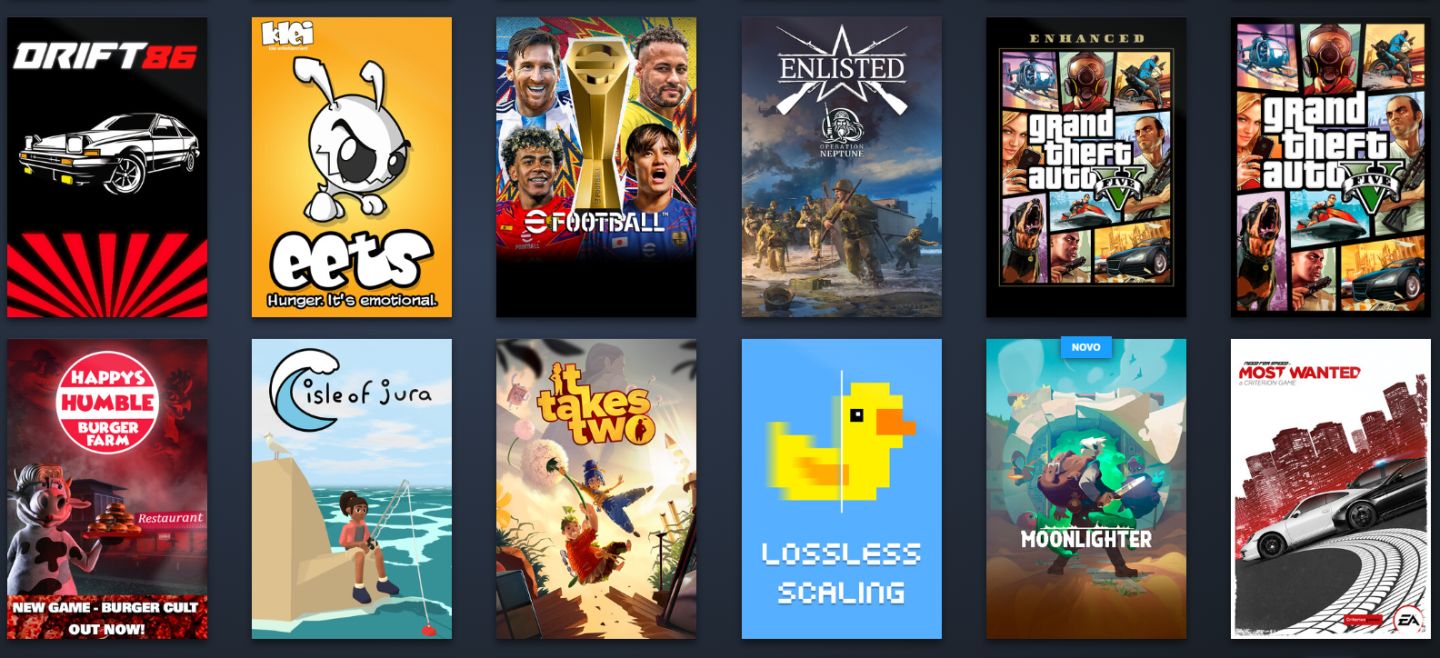 Conta steam total acesso, contendo jogos bacanas