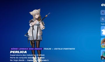 Conta de Fortnite com Perlica e icons