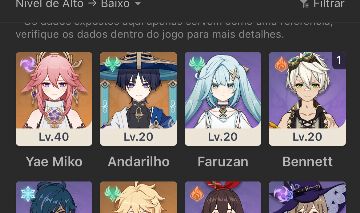 CONTA GENSHIN IMPACT COM YAE MIKO + ANDARILHO