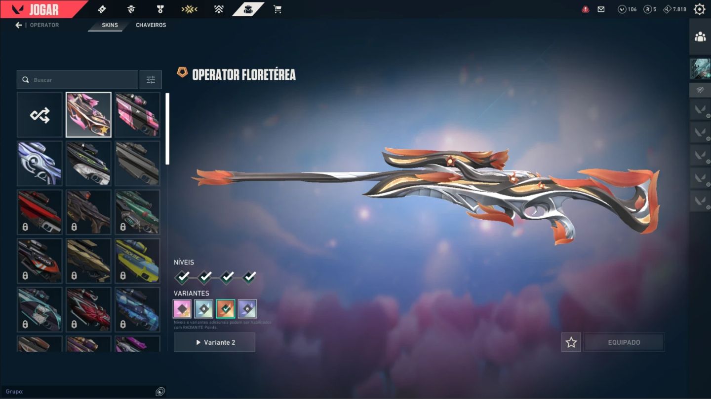 CONTA DE VALORAN 3.4K GASTOS FULL ACESSOS COM DADOS !!!!