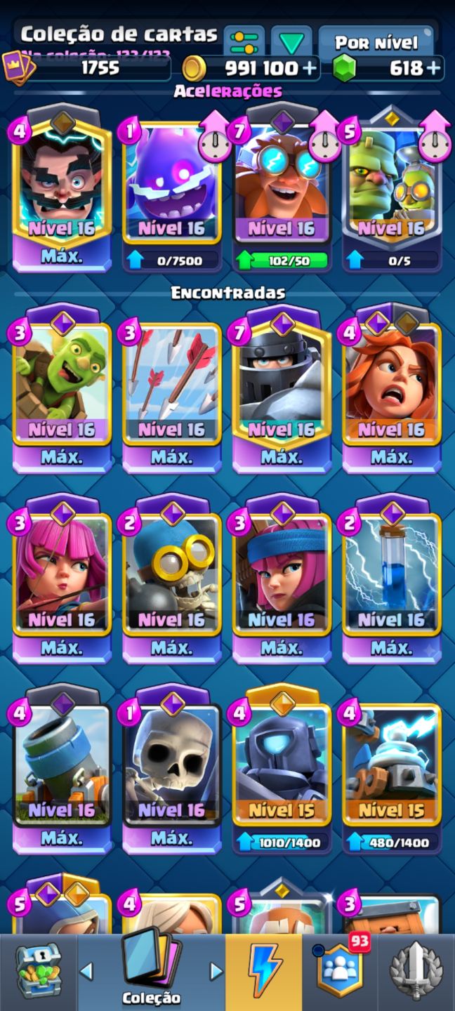 Conta Clash 12.539k Troféus