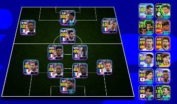 CONTA eFootball COM PACK COMPLETO DA FRANÇA À VENDA!