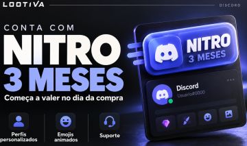 CONTA JA NITRADA COM 3 MESES DE NITRO ( VALE A PARTIR DA COMPRA)