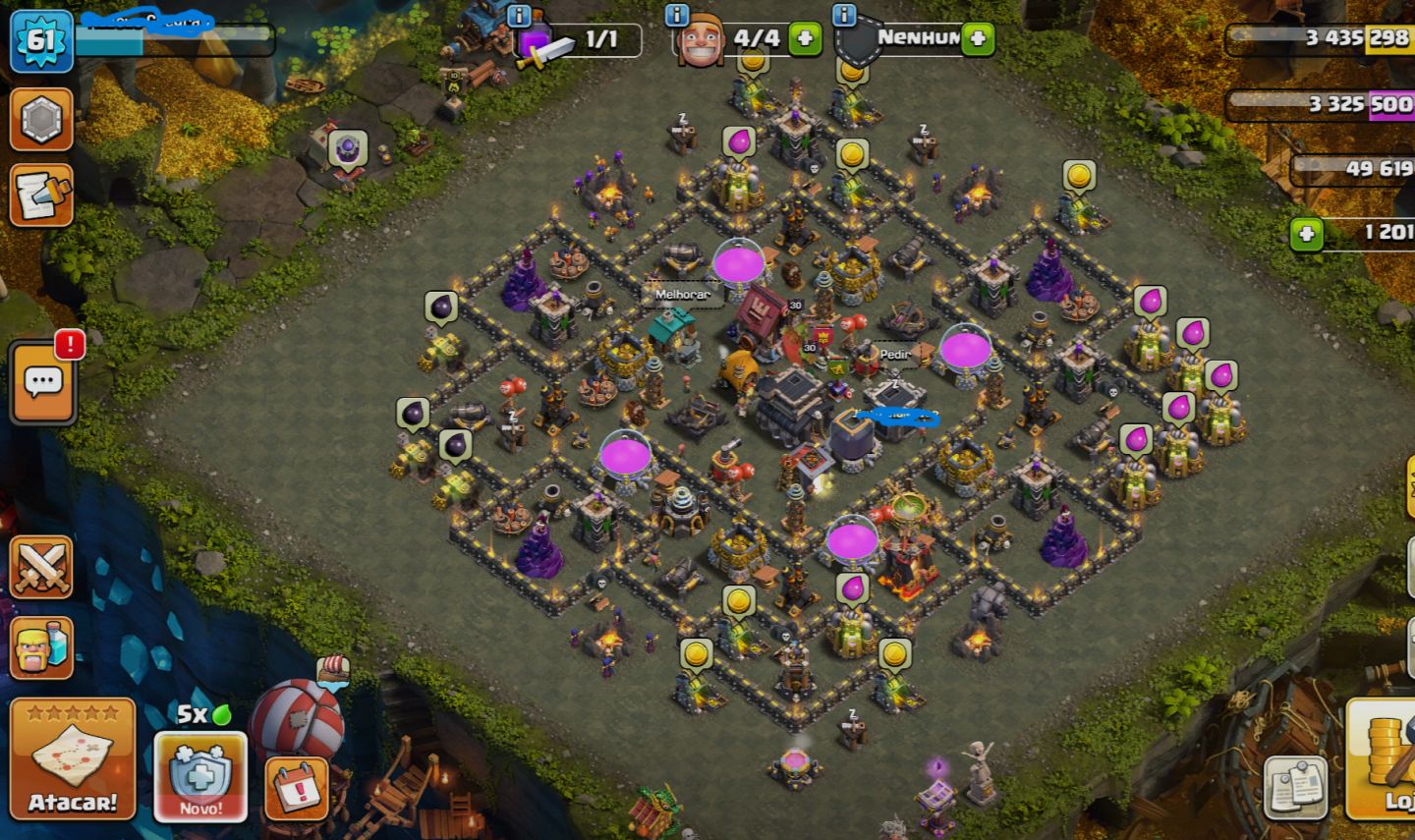 Conta CV 9 FULL Clash of Clans