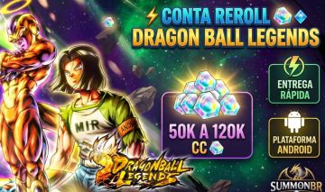 CONTA REROLL DRAGON BALL LEGENDS | 50K A 120K CC | ENTREGA RÁPIDA | ANDROID