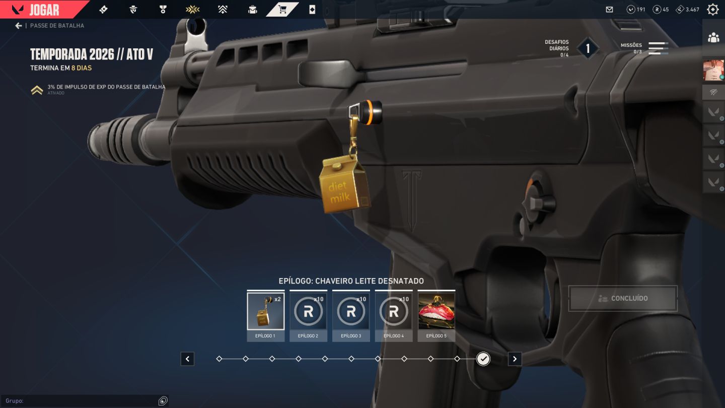CONTA VALORANT PASSE UPADO + VÁRIAS SKINS PLAT 2