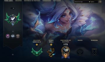 SKIN ZERI INVERNO MÁGICO + ESMERALDA 4 + 42 SKINS + TROCA NICK + 80 CHAMPS