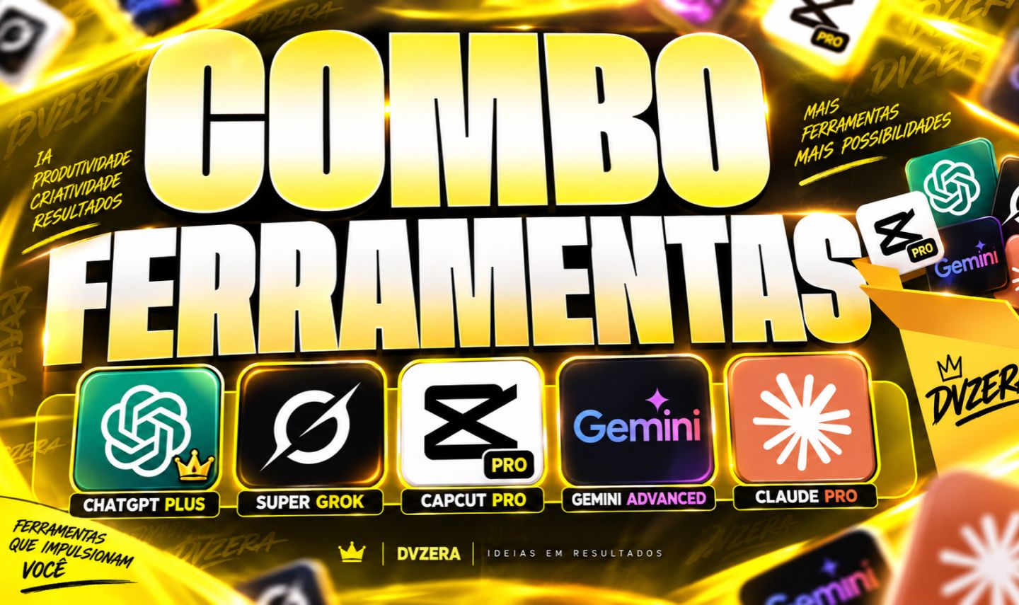 COMBOS: SUPER GROK / CAPCUT PRO / GOOGLE IA PRO / CHAT GPT GO / TUDO PRIVADO!