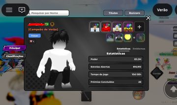 CONTA END GAME ANIME WARRIORS 3 (ROBLOX)
