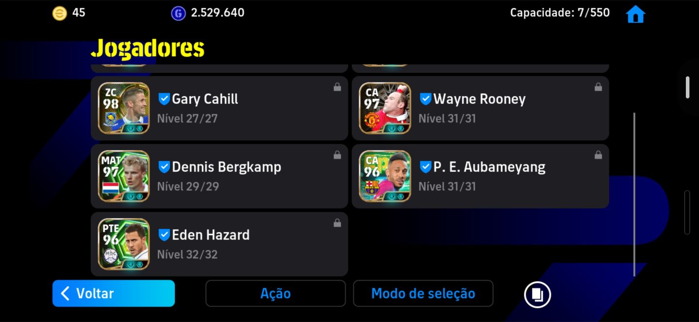 CONTA eFOOTBALL MUITOS ÉPICOS