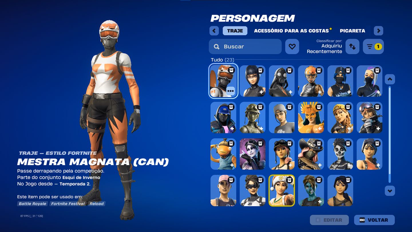 Conta de Fortnite