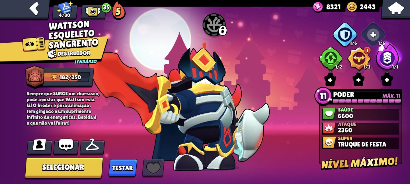 CONTA BRAWL STARS 26K | 79 BRAWLERS | BAKUGO + GODZILLA + BOB ESPONJA + UNO