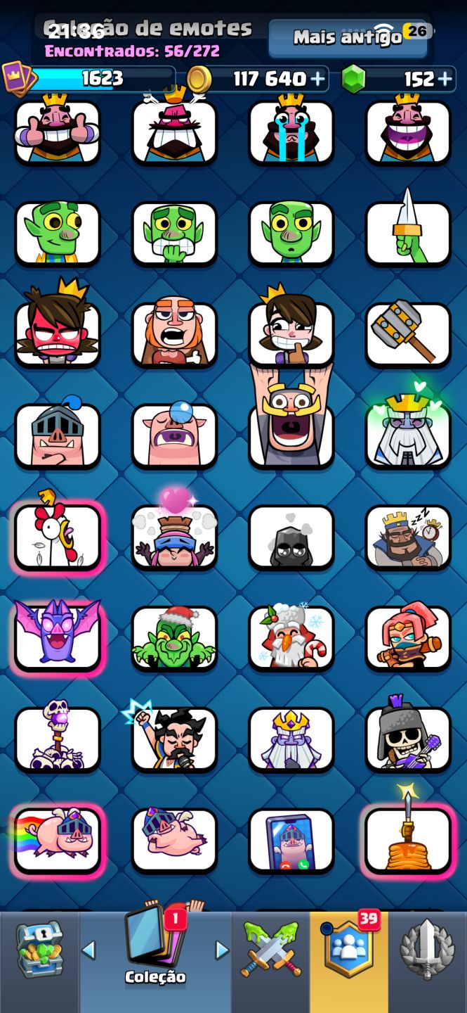 Conta clash royale 13750 troféus level 16