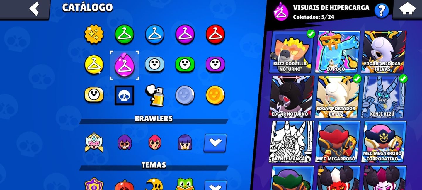 CONTA BRAWL STARS GEMADA + CONTA DE CLASH!!
