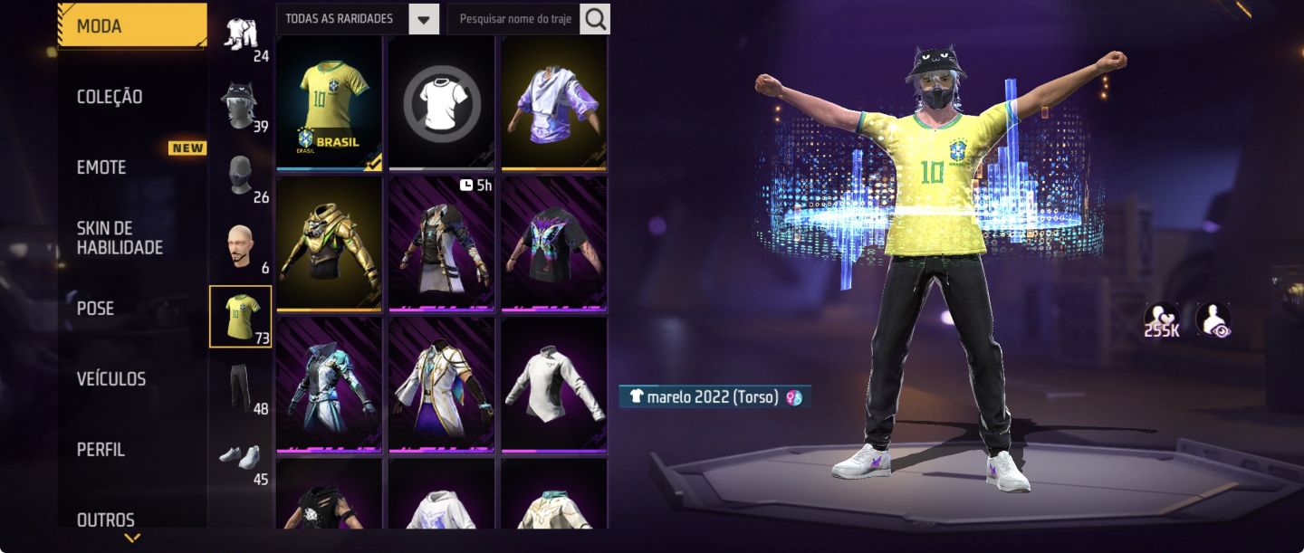 Conta Freefire (Passe do Sonho lapidado e muito mais)