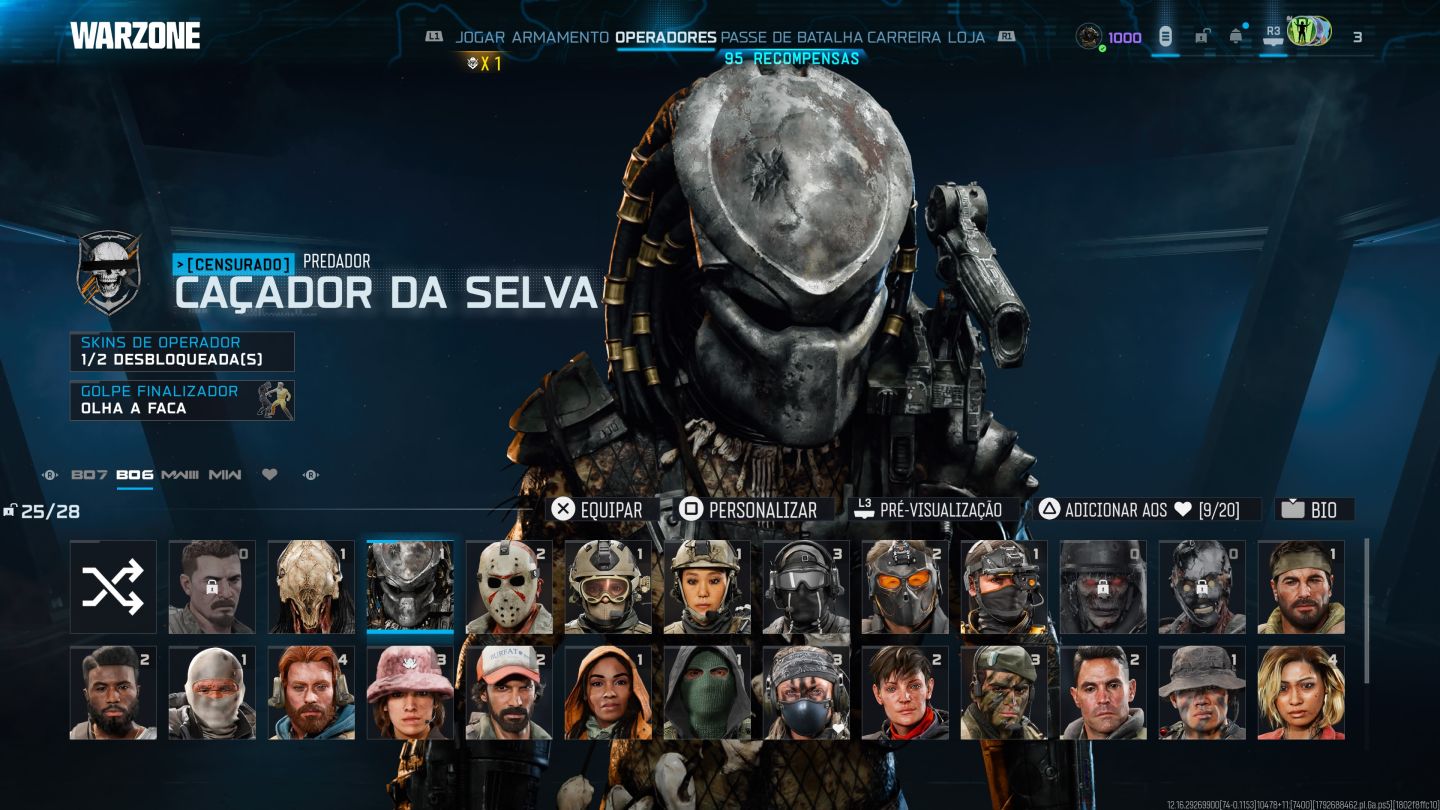 CONTA WARZONE NUKE IRIDESCENTE
