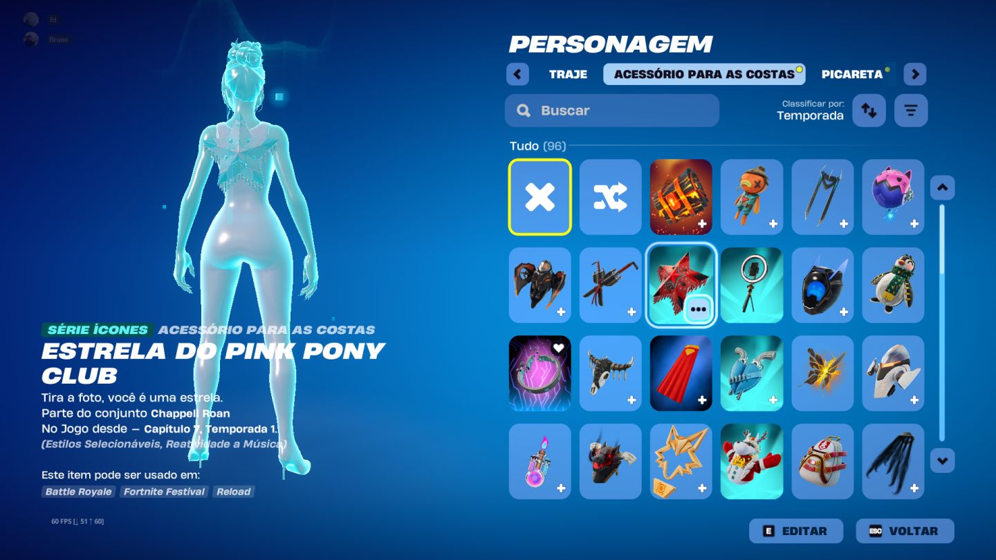 Conta com as melhores skin FORTNITE
