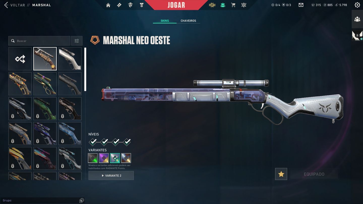 CONTA EX RADIANTE COM MUITAS SKINS E CARD DO BETA