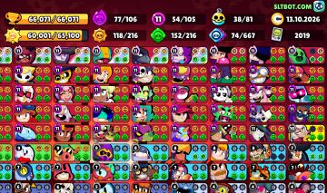 CONTA BRAWL STARS INSANA | 105/107 BRAWLERS|SKINS LENDÁRIAS/MÍTICAS HIPERCARGAS