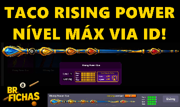 8 BALL POOL TACO RISING POWER NÍVEL MÁXIMO EM SUA CONTA