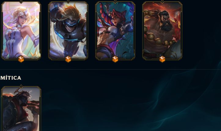 Conta riot de lol(várias skins, todos os campeões) e valorant com conjunto
