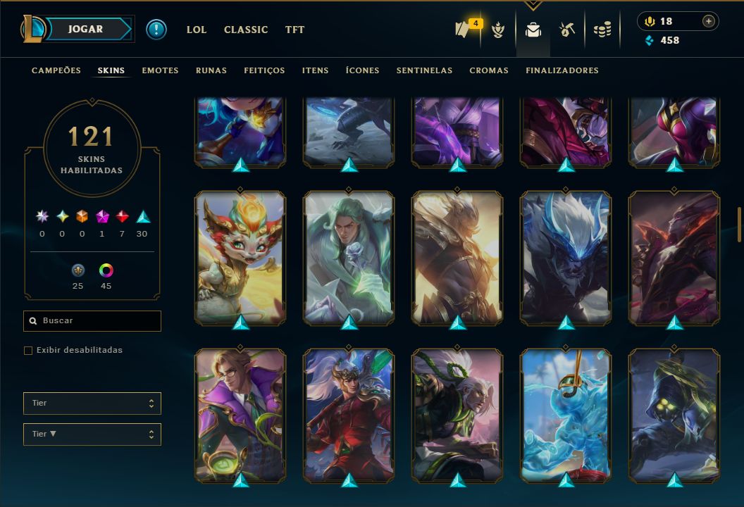 LENDÁRIA DARIUS MESTRE DA ENTERRADA + [QUASE 150 SKINS HABILITADAS] + TROCA NICK