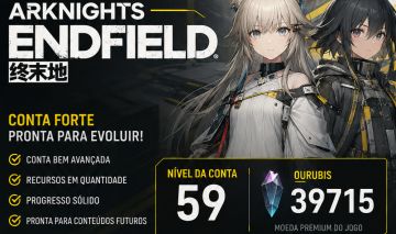Conta de arknight endfield bem upada e avançada com bastante ourubis