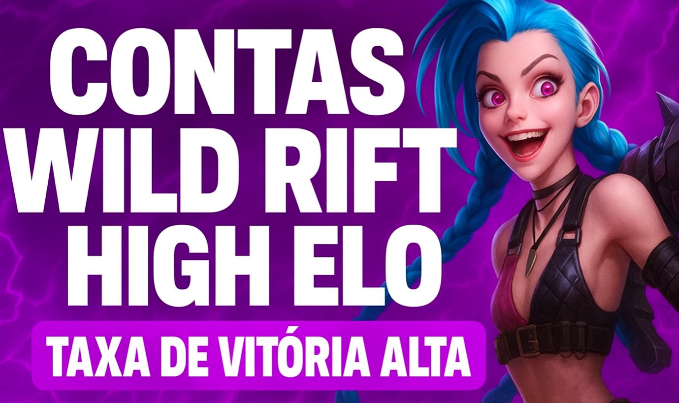 CONTAS WILD RIFT COM ELO ALTO
