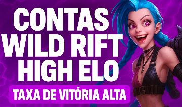CONTAS WILD RIFT COM ELO ALTO