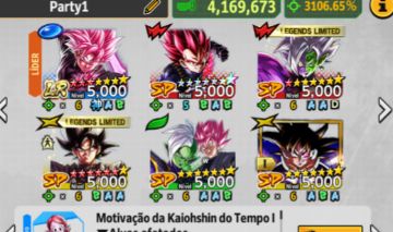 LEGEND GOKU VILAO 10 ESTRELAS VEGETA VILAO 14 ESTRELAS + TIME